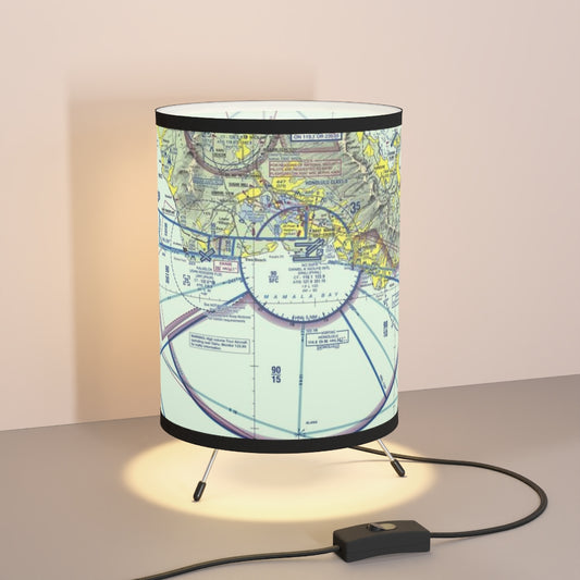 Honolulu Sectional Chart - Tripod Lamp