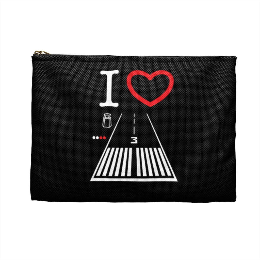 Santa Monica Airport Runway 21 / 3 Accessory Pouch (black)
