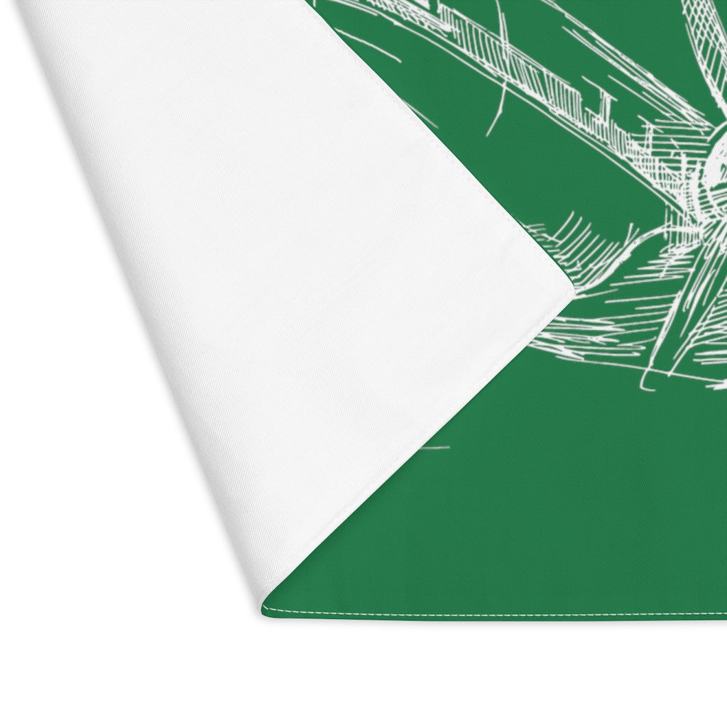 Kitchen placemat - Aero 1 (green)