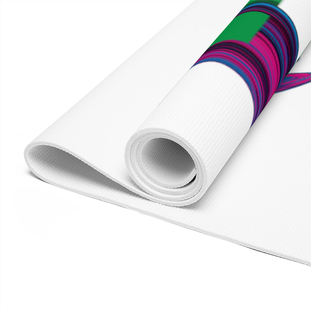 Pilot yoga mat (green/purple)