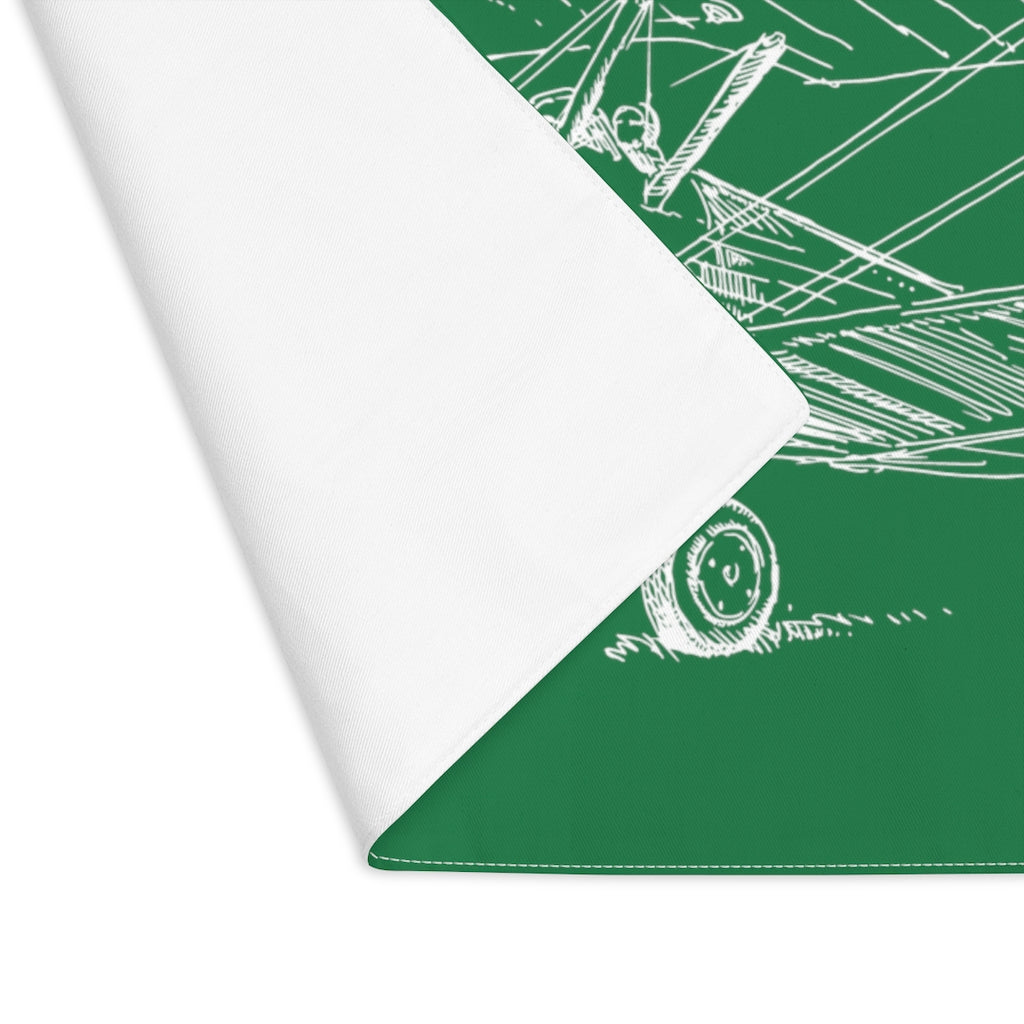Kitchen placemat - Aero 4 (green)