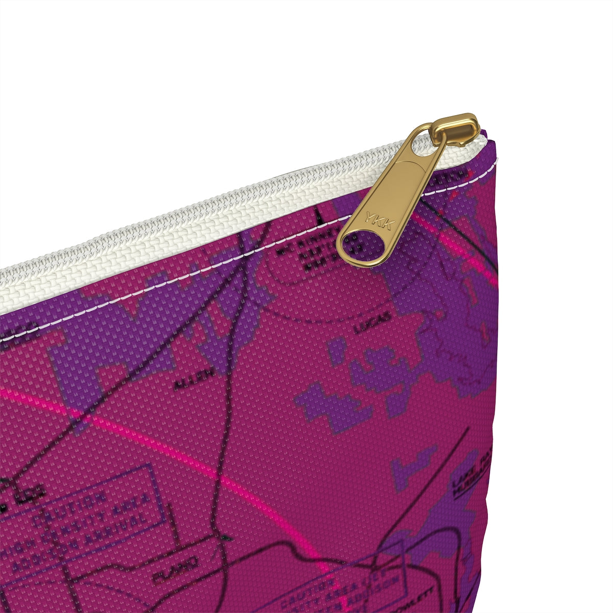 Dallas - Ft. Worth Flyway Chart Accessory Pouch (pink)