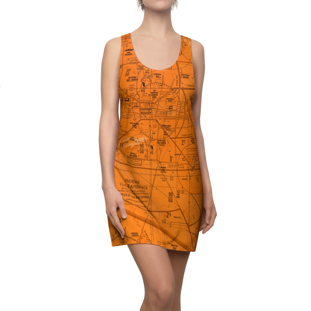Phoenix TAC Chart - racerback dress (orange)