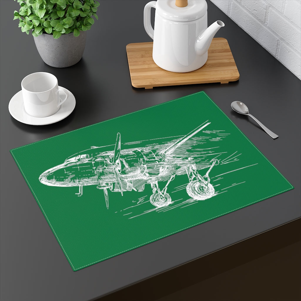 Kitchen placemat - Aero 3 (green)