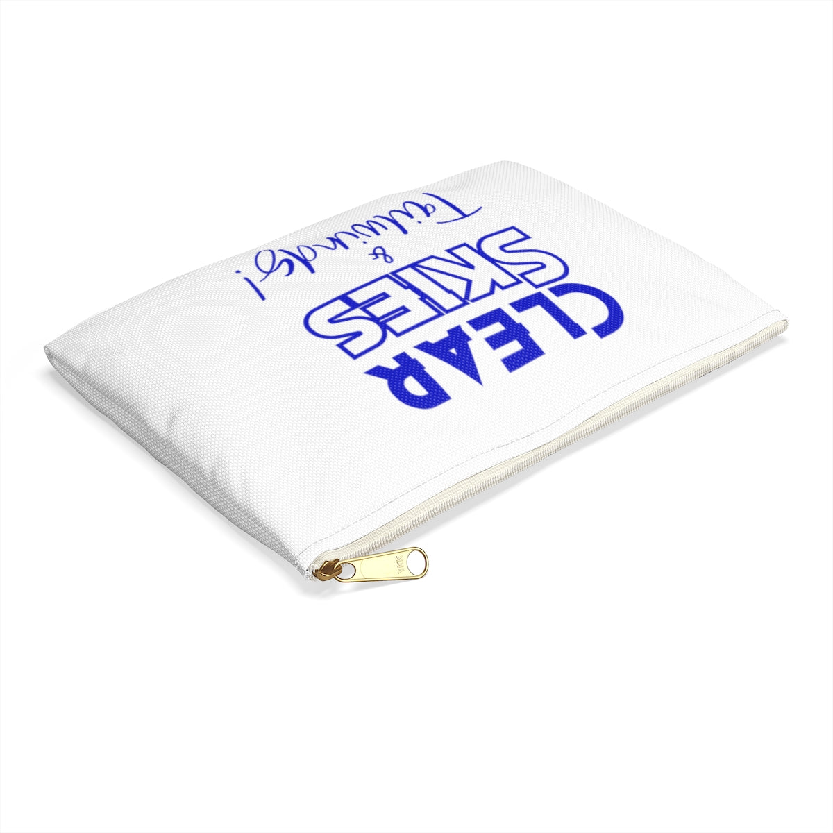 Clear Skies & Tailwinds Accessory Pouch (blue)