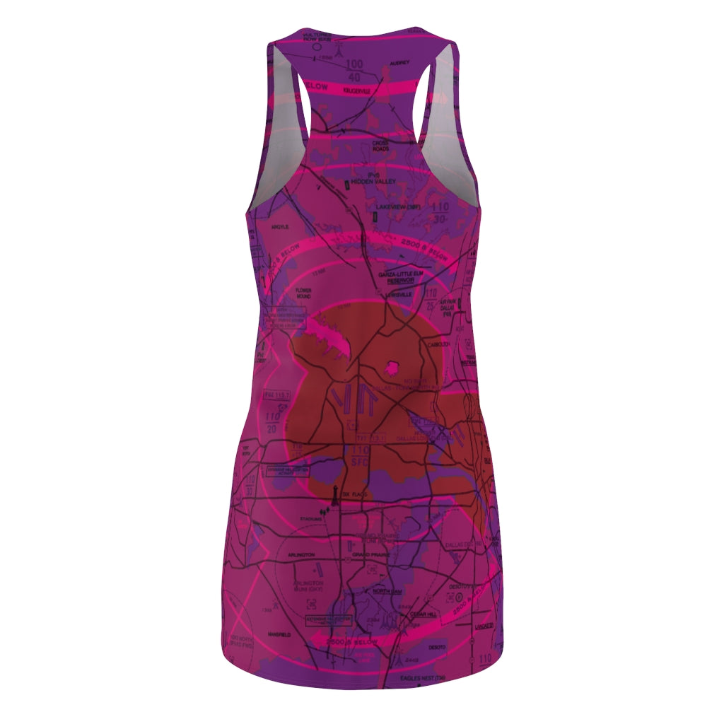 Dallas - Ft. Worth - racerback dress (purple)