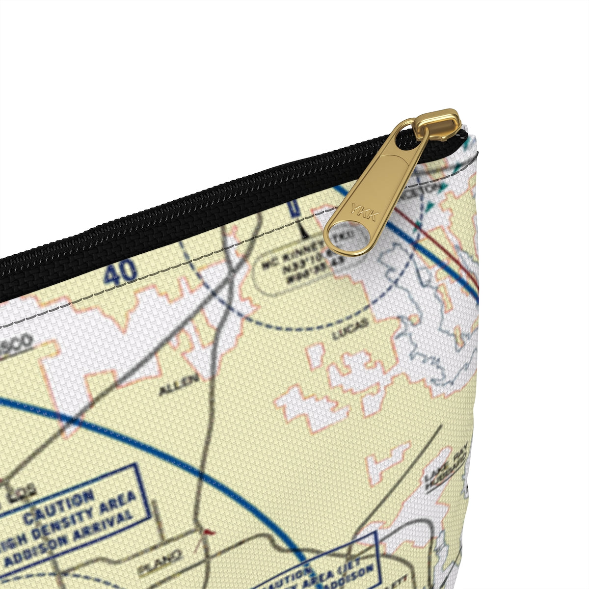 Dallas - Ft. Worth Flyway Chart Accessory Pouch