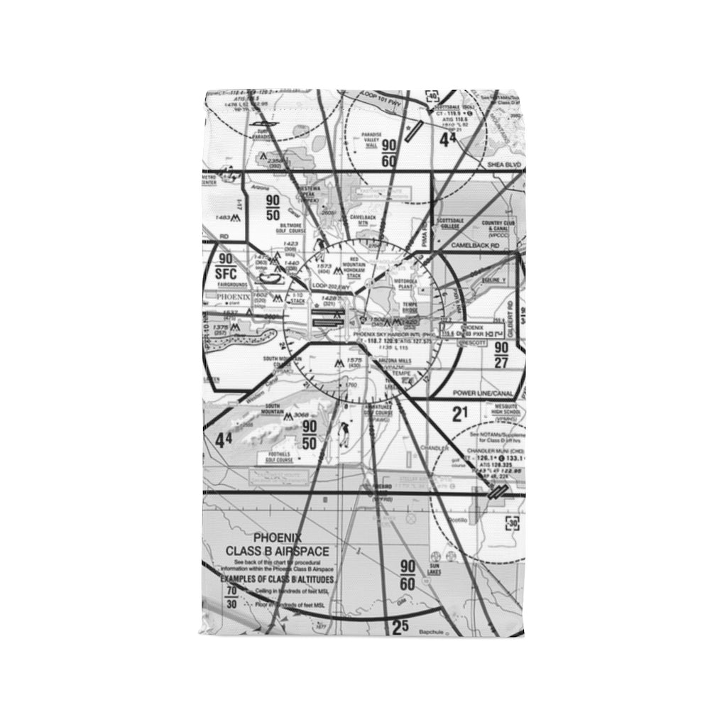 Phoenix TAC Chart lunch bag (b&w)