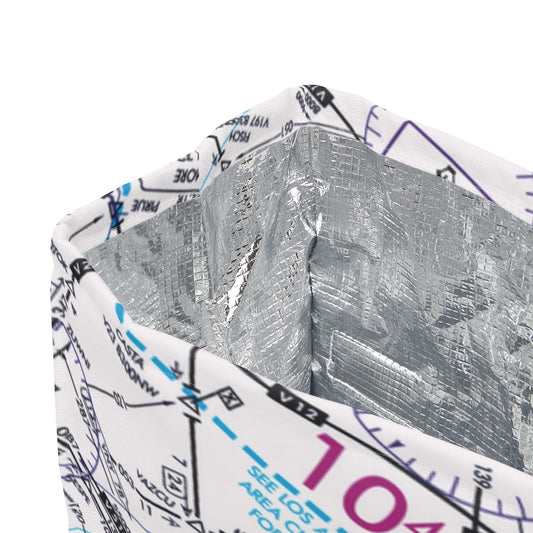 Enroute Low Altitude Chart lunch bag