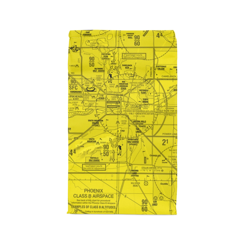 Phoenix TAC Chart polyester lunch bag (yellow)