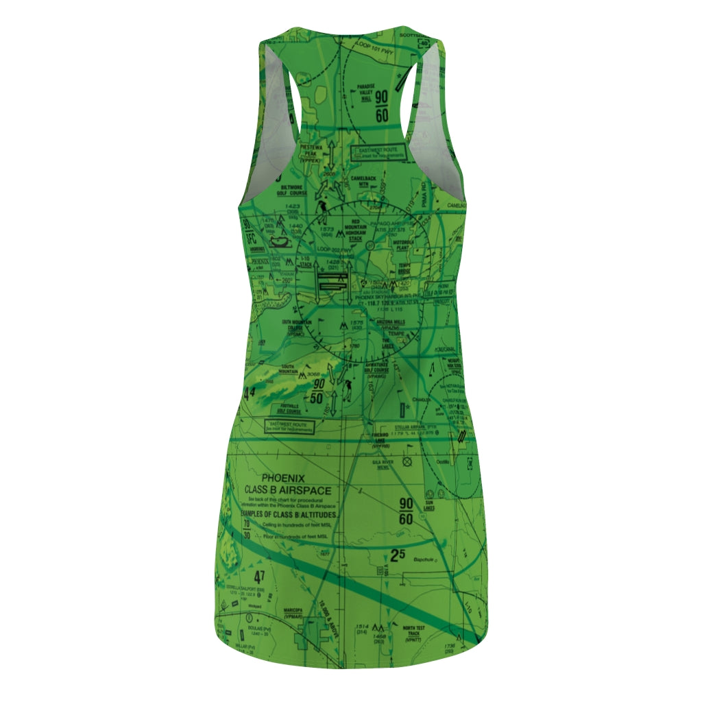 Phoenix TAC Chart - racerback dress (green)