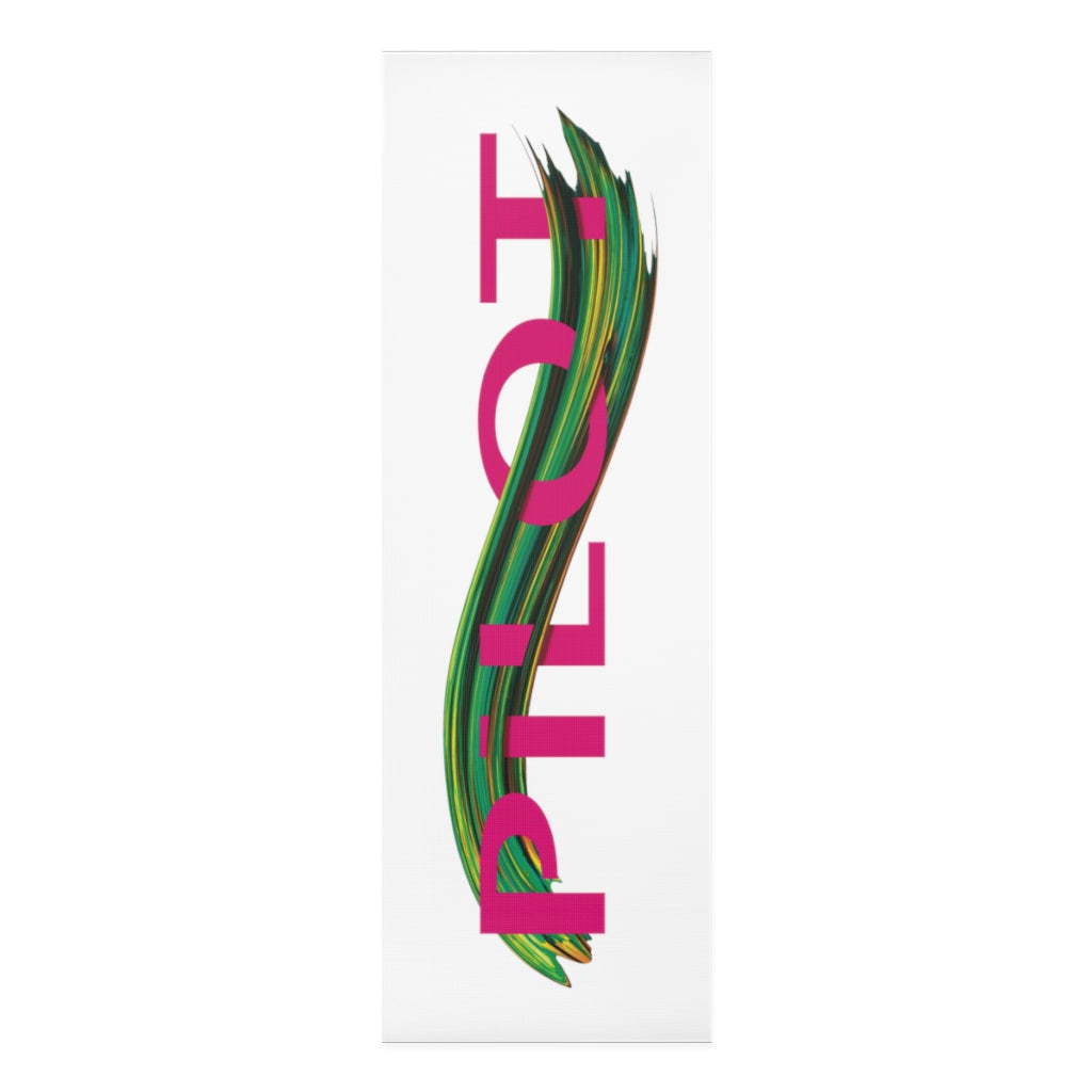 Pilot yoga mat (pink/green)