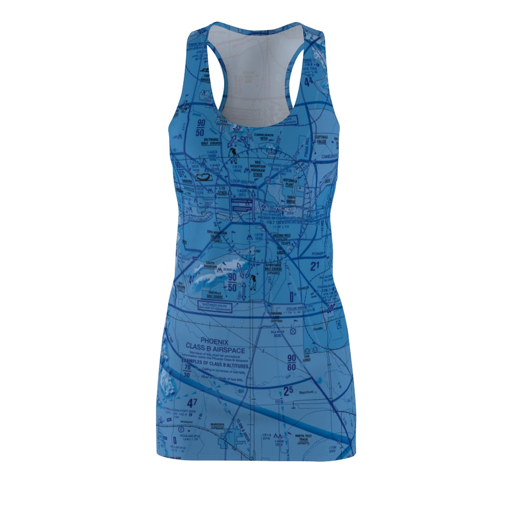 Phoenix TAC Chart - racerback dress (blue)