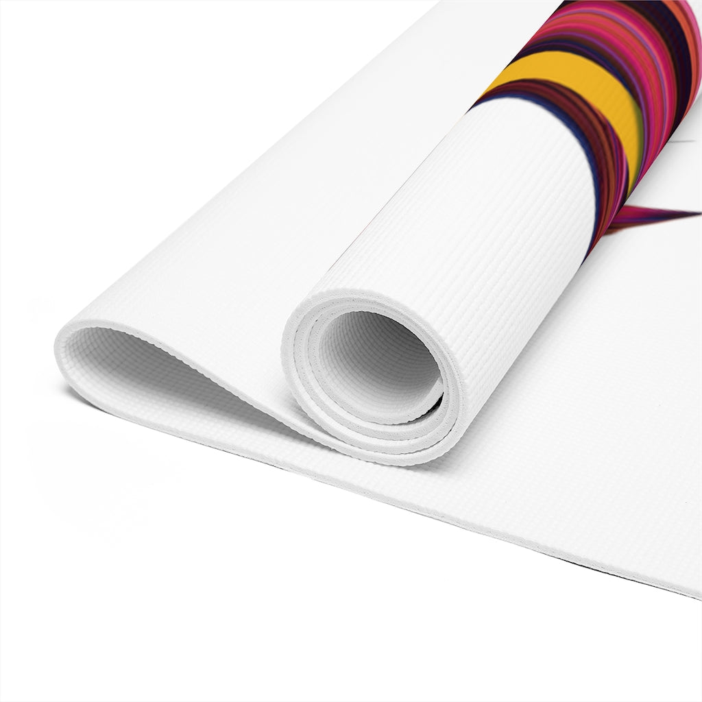 Pilot yoga mat (yellow/pink)