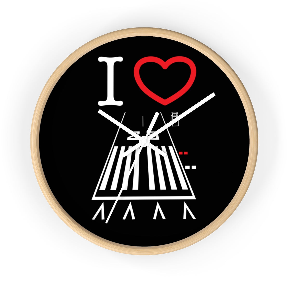 Hawthorne Airport Runway 25 wall clock