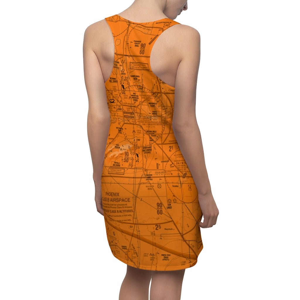 Phoenix TAC Chart - racerback dress (orange)