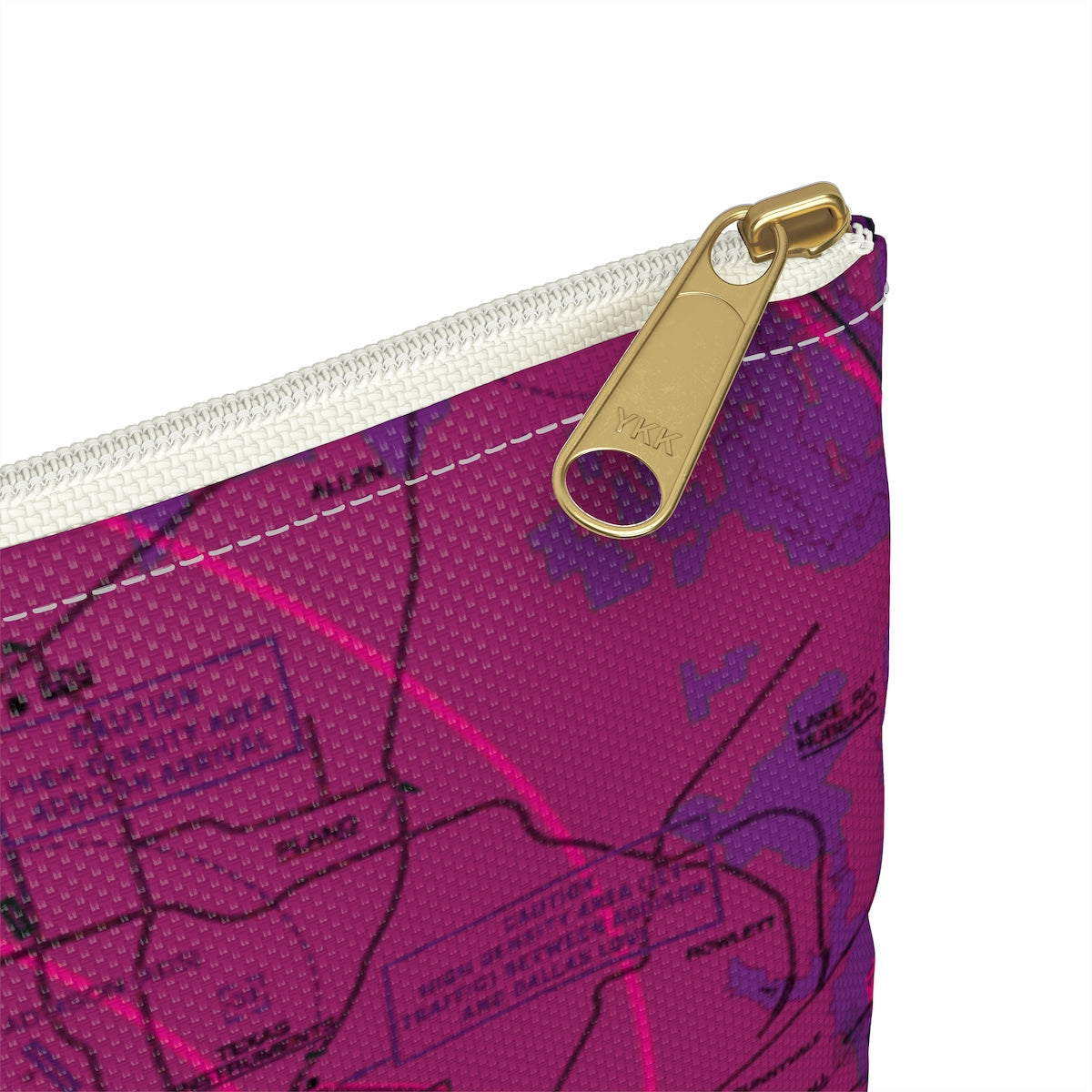 Dallas - Ft. Worth Flyway Chart Accessory Pouch (pink)
