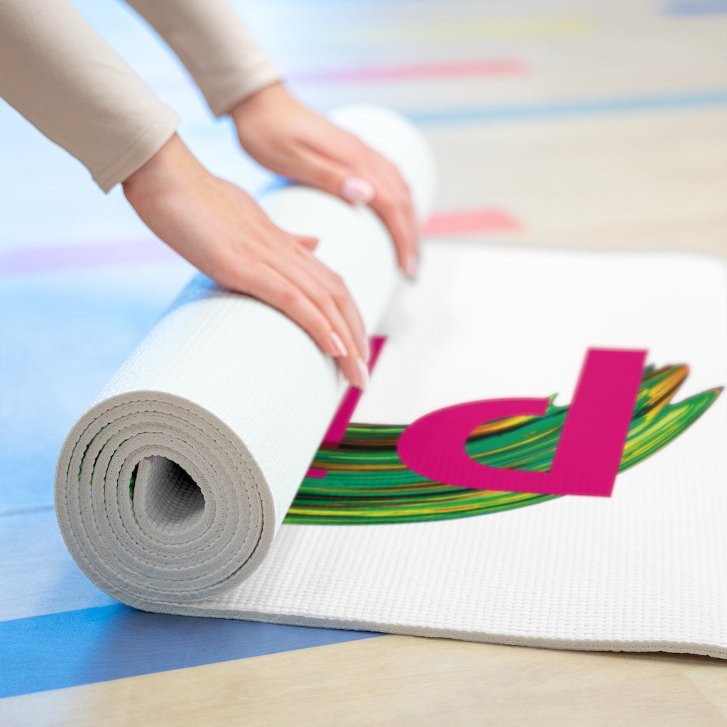 Pilot yoga mat (pink/green)