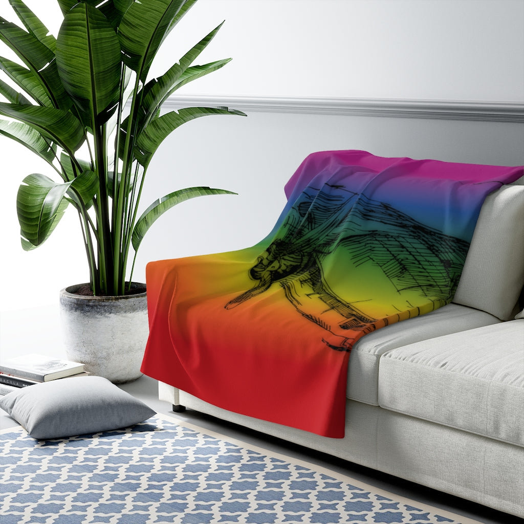 Aero 1 sherpa fleece blanket