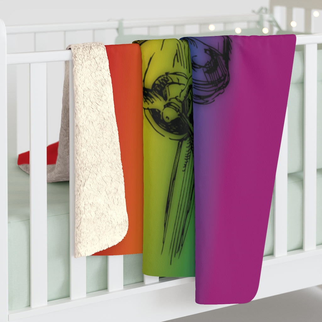 Aero 1 sherpa fleece blanket