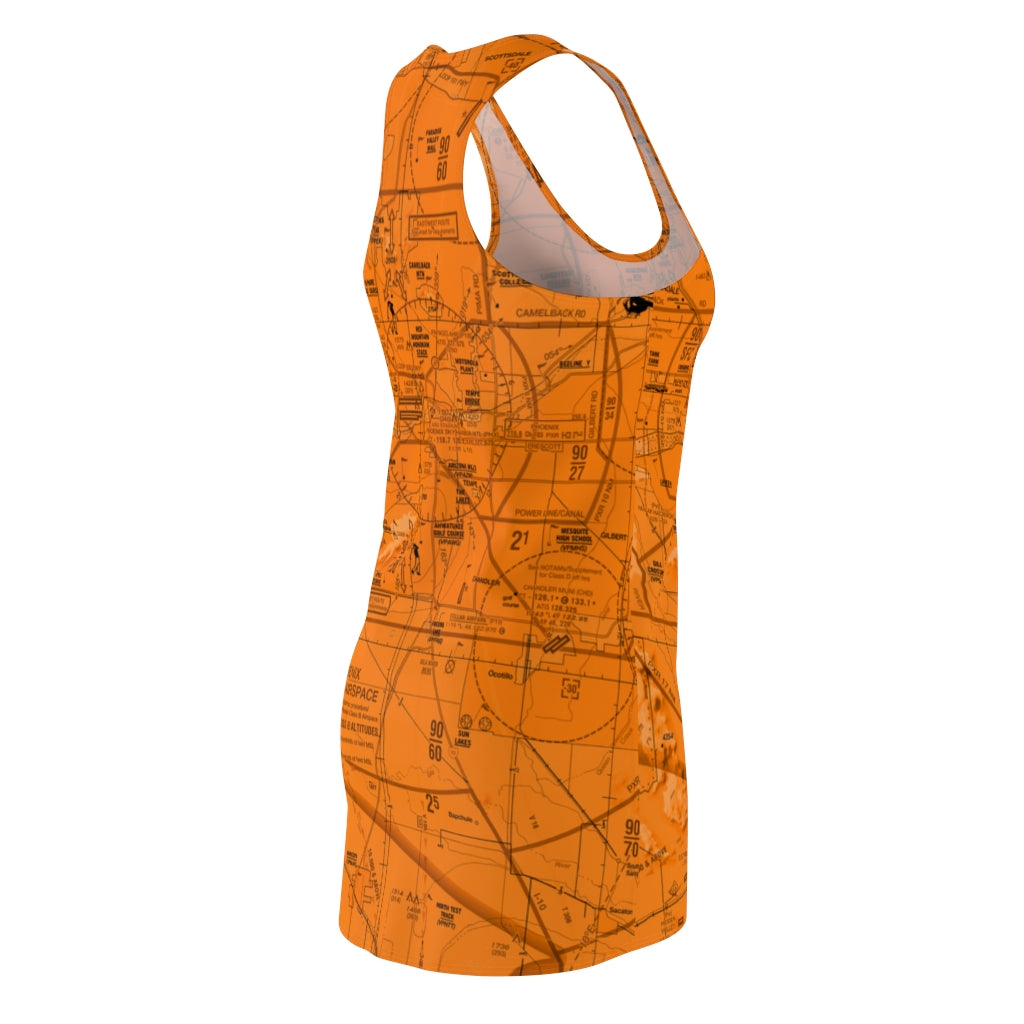 Phoenix TAC Chart - racerback dress (orange)