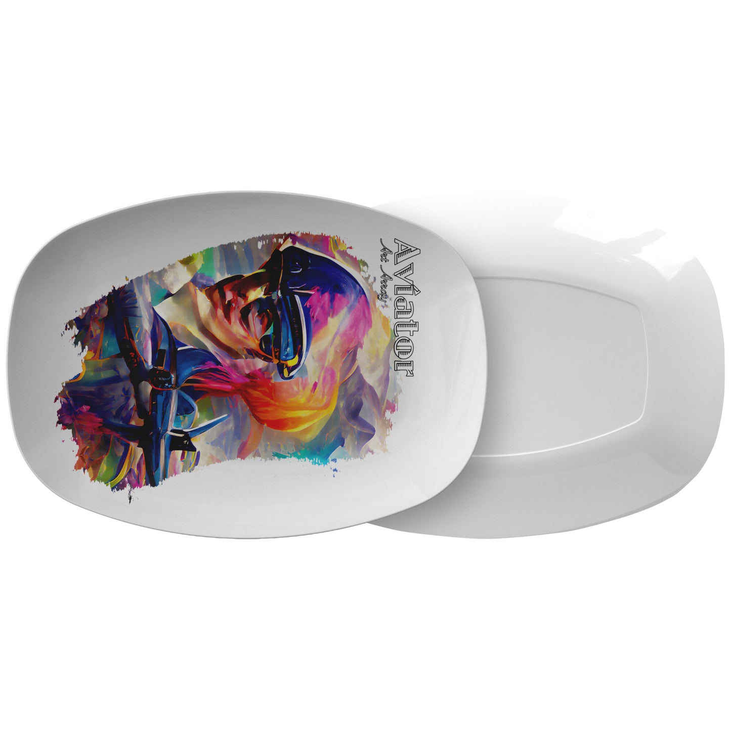 Aviator Art Array #1 - serving platter