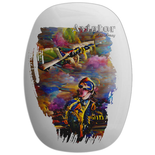 Aviator Art Array #3 - serving platter