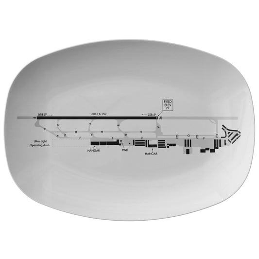 Camarillo Airport taxi diagram - serving platter