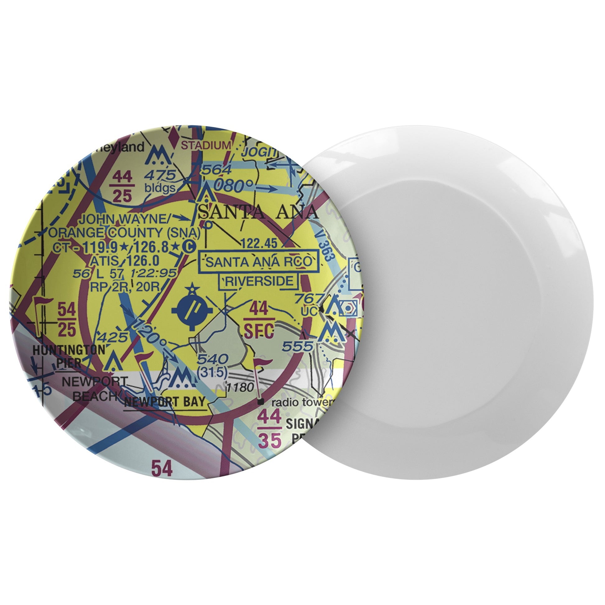 John Wayne / Orange County Airport - dinner plate