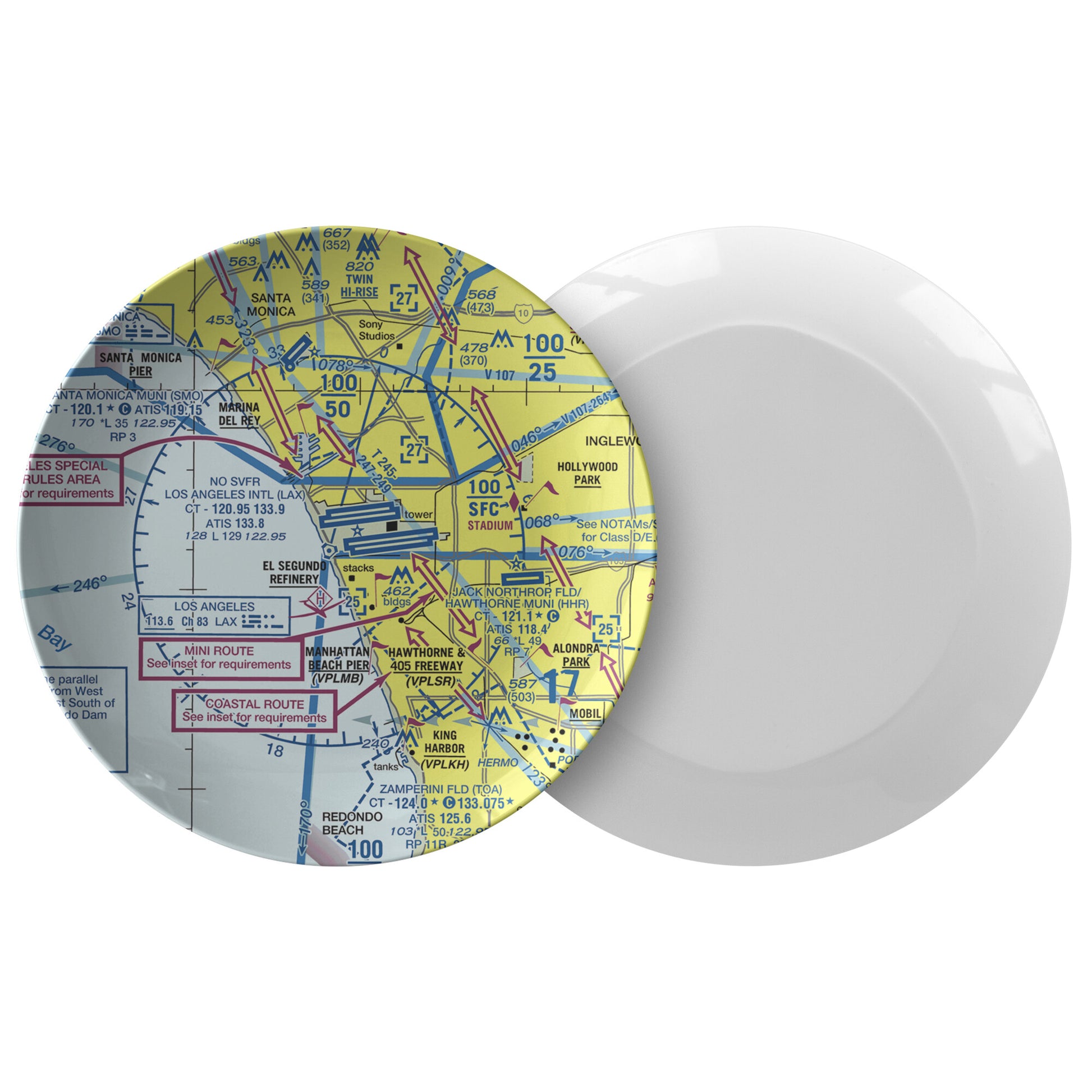 LAX TAC Chart - dinner plate