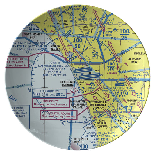 LAX TAC Chart - dinner plate