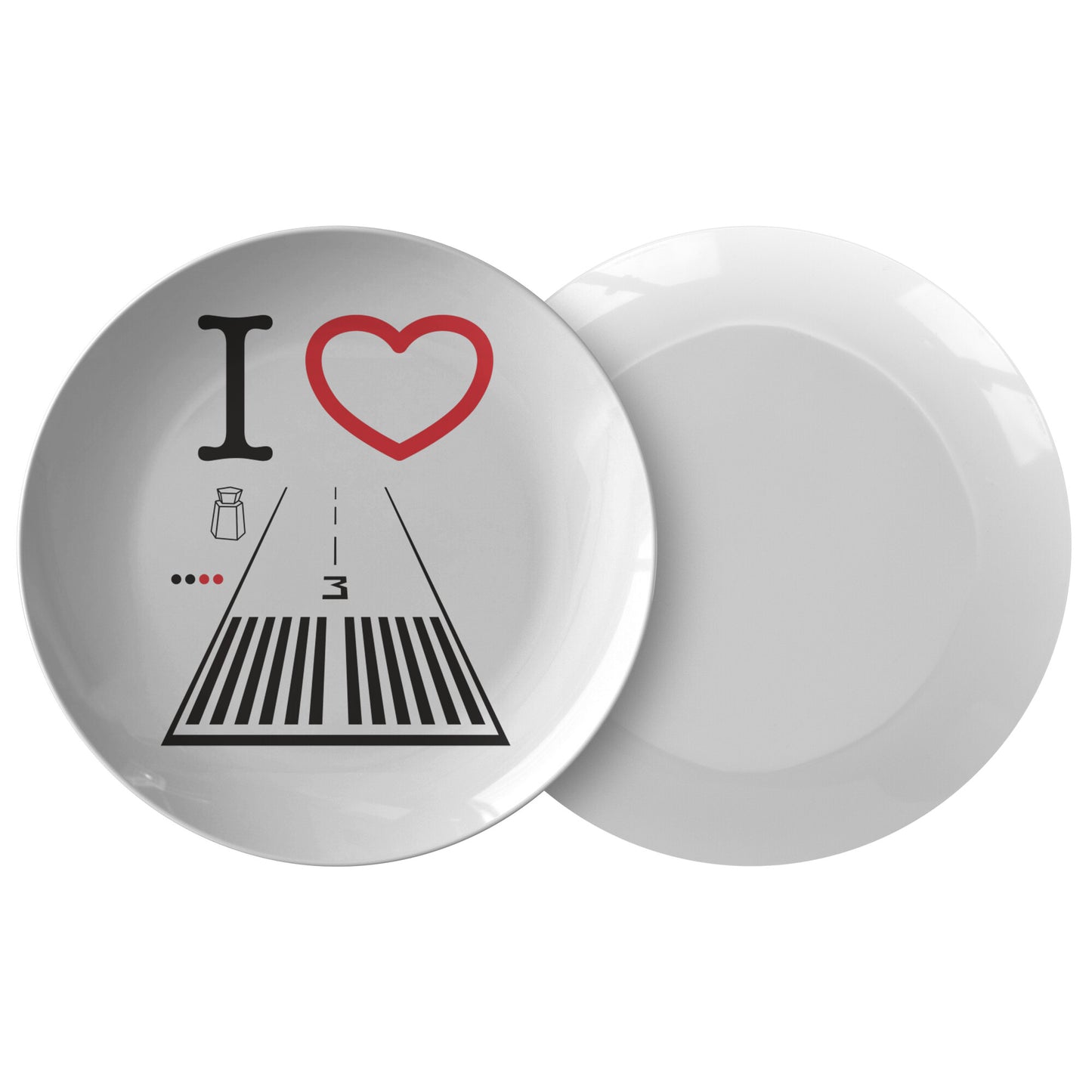 Santa Monica Airport Runway 3 - dinner plate
