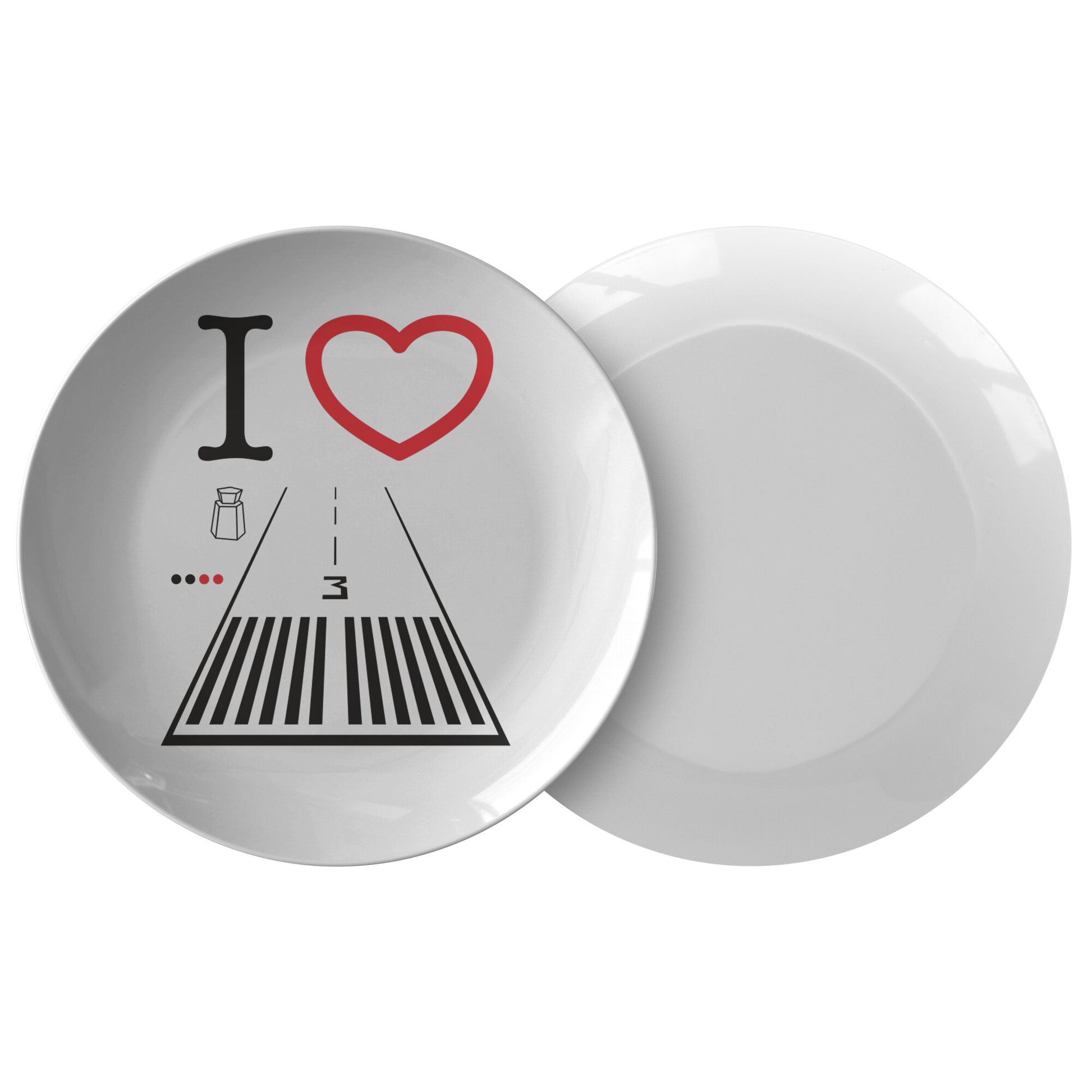 Santa Monica Airport Runway 3 - dinner plate