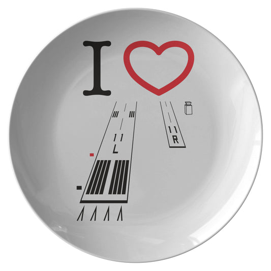Torrance Airport Runways 11L - 11R - dinner plate