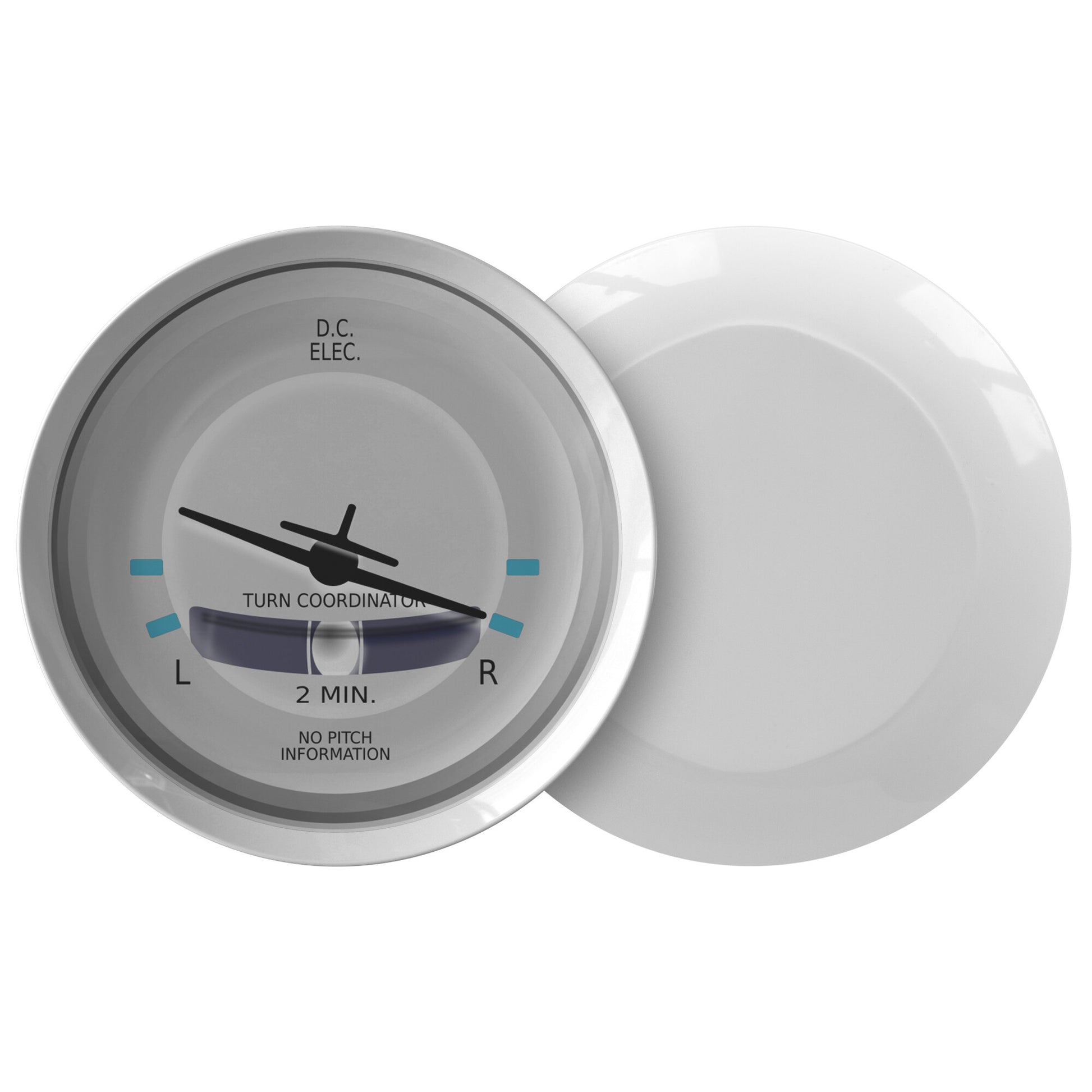 Turn Coordinator - dinner plate