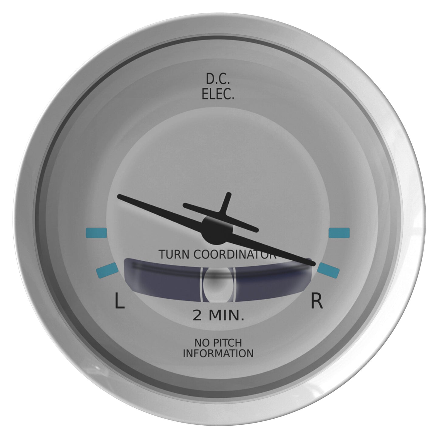 Turn Coordinator - dinner plate