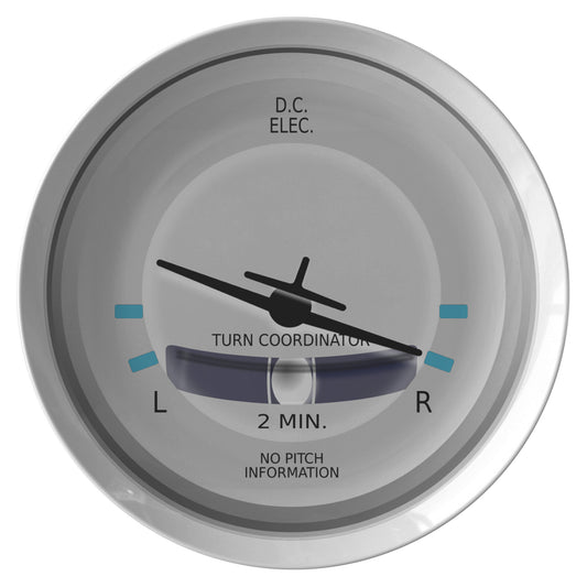 Turn Coordinator - dinner plate