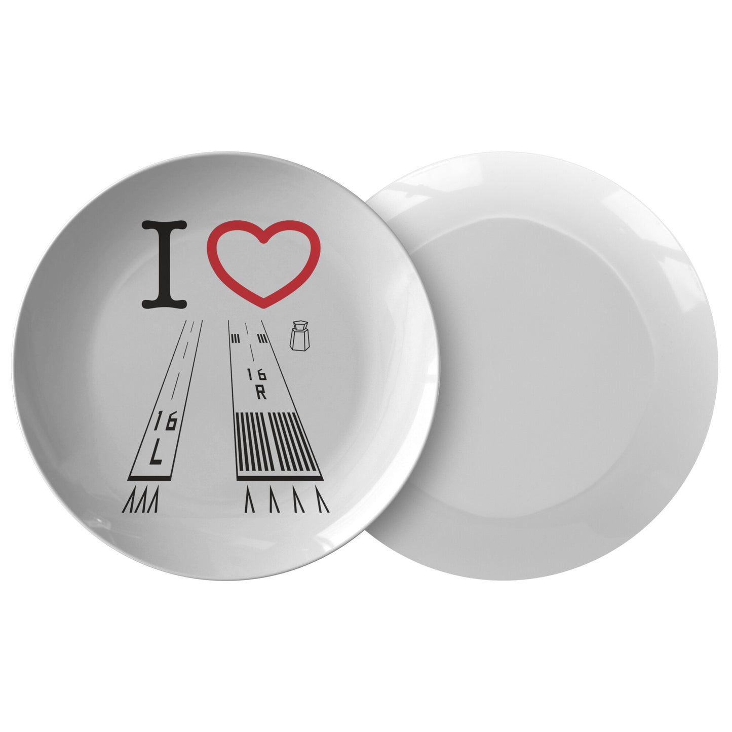Van Nuys Airport Runways 16L - 16R - dinner plate