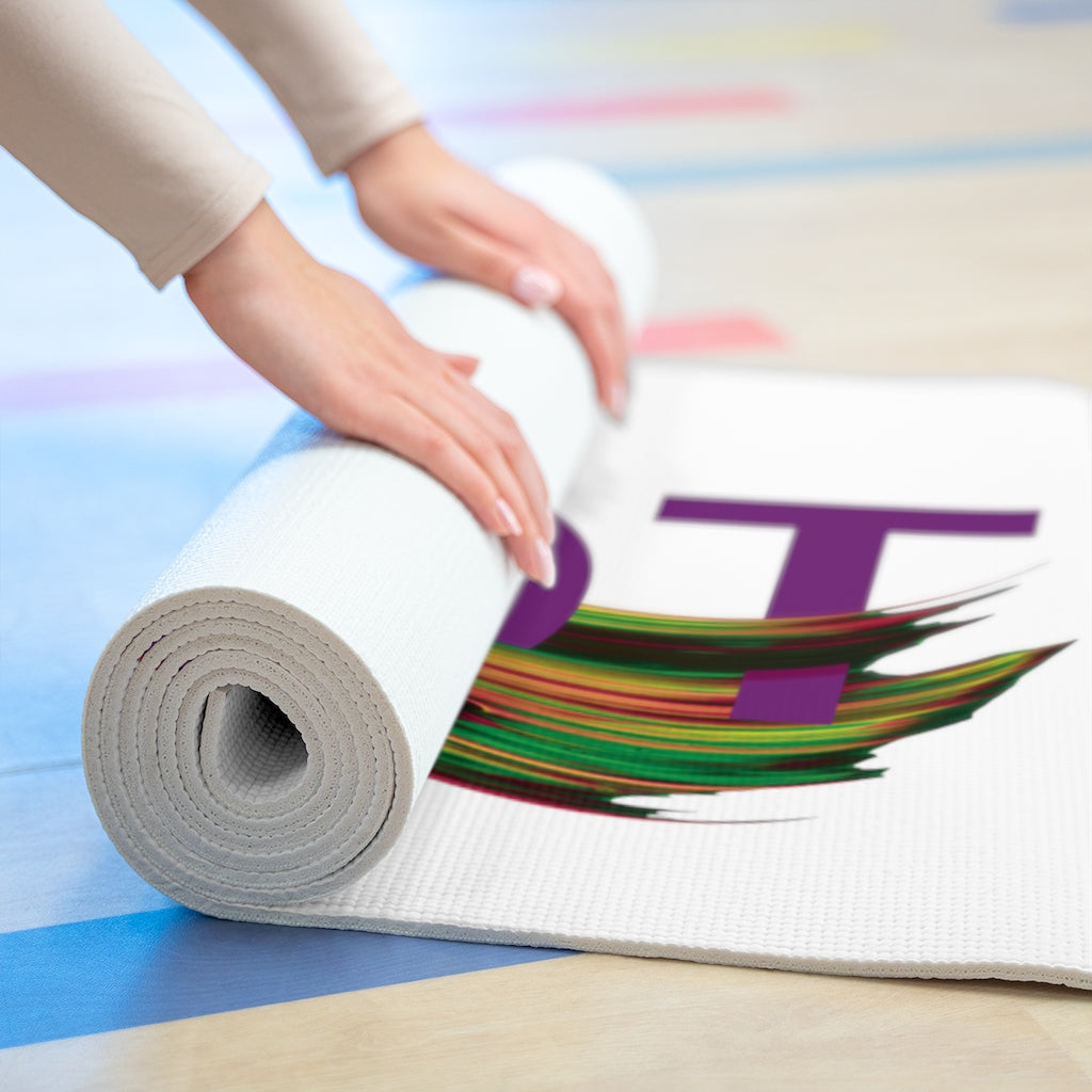 Pilot yoga mat (purple/green)