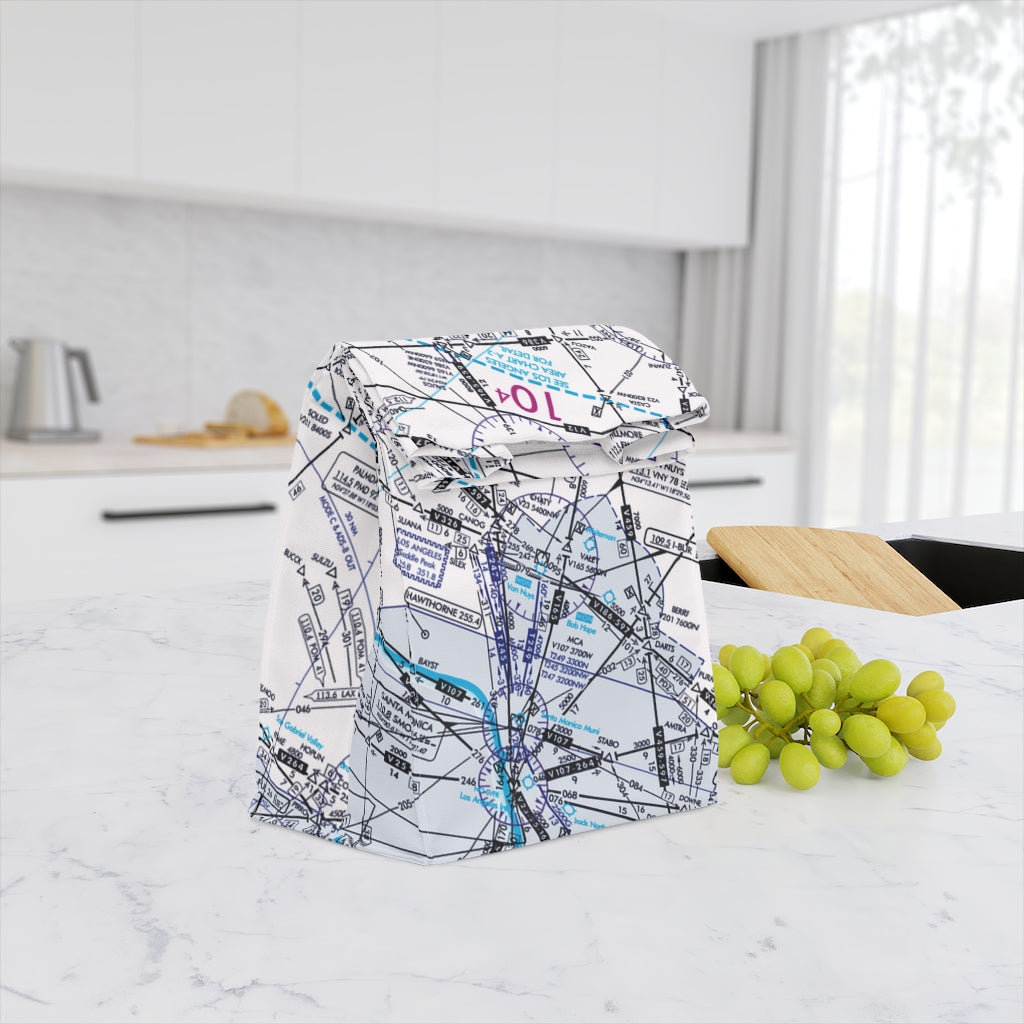 Enroute Low Altitude Chart lunch bag