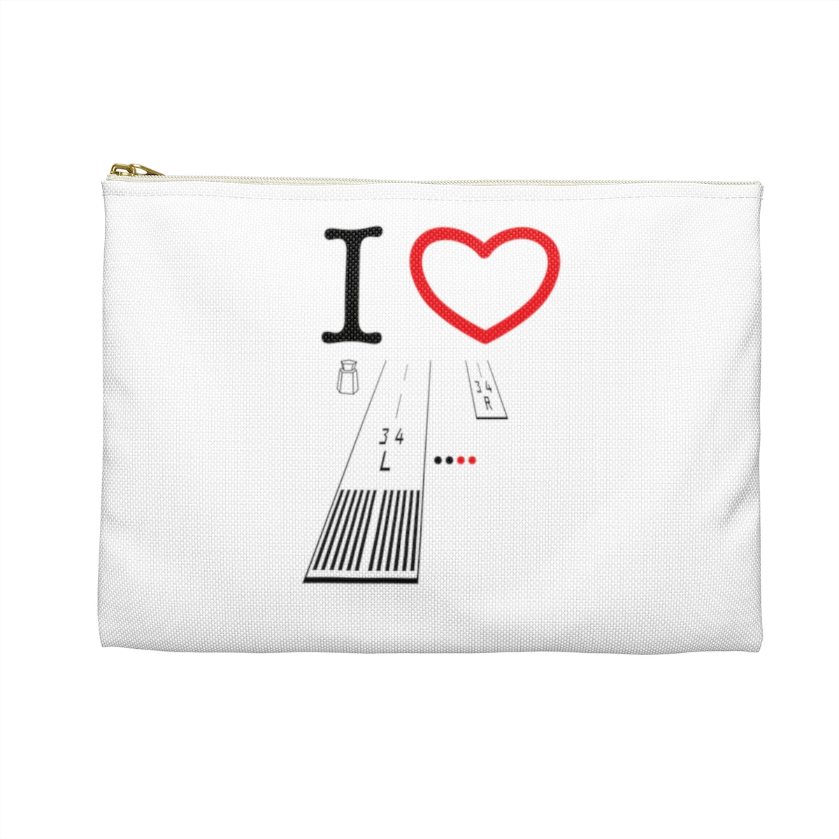 Van Nuys Airport Runways 16L - 16R / 34L - 34R Accessory Pouch