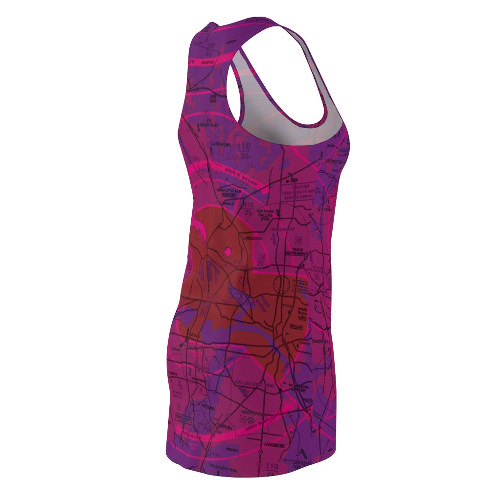 Dallas - Ft. Worth - racerback dress (purple)