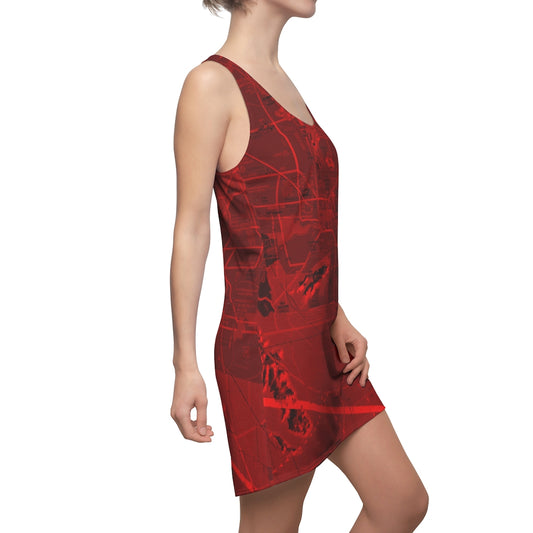 Phoenix TAC Chart racerback dress (red)