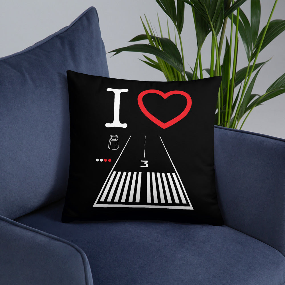 Santa Monica Airport Runway 21 / Runway 3 - Basic Pillow