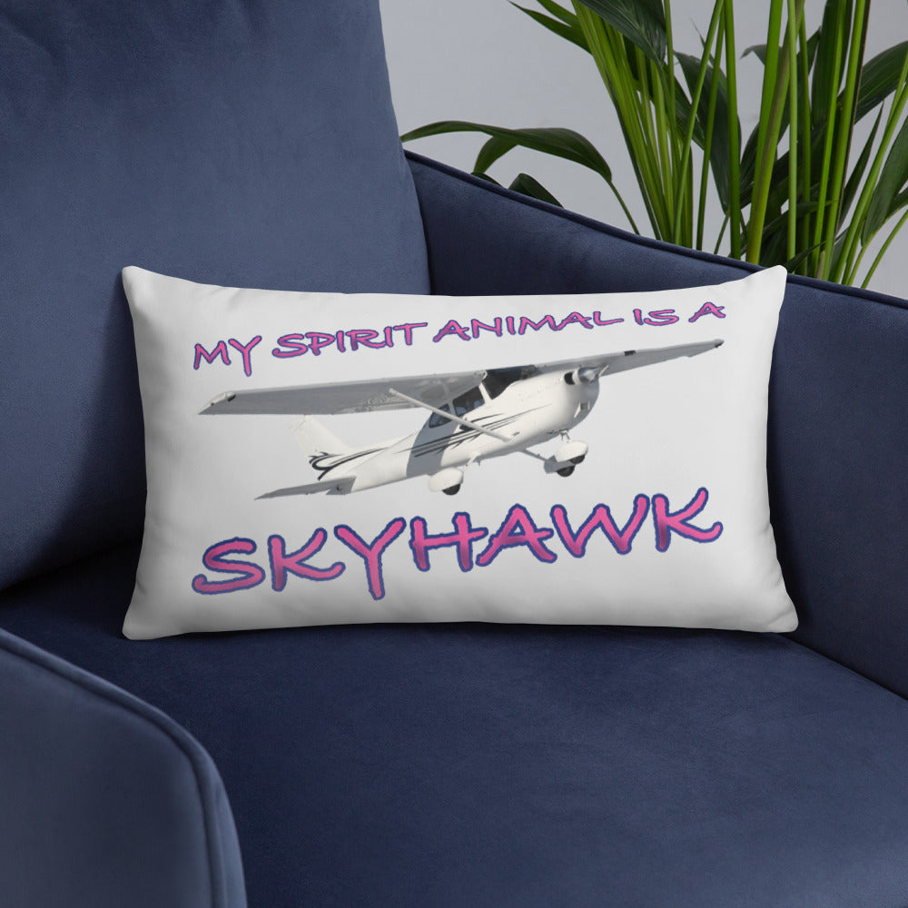 My Spirit Animal is a Skyhawk basic pillow