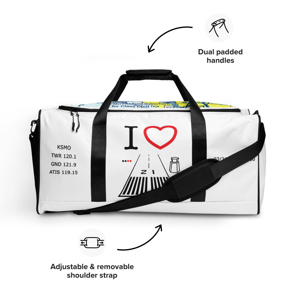 Santa Monica Airport Runway 21 - 3 - duffle bag
