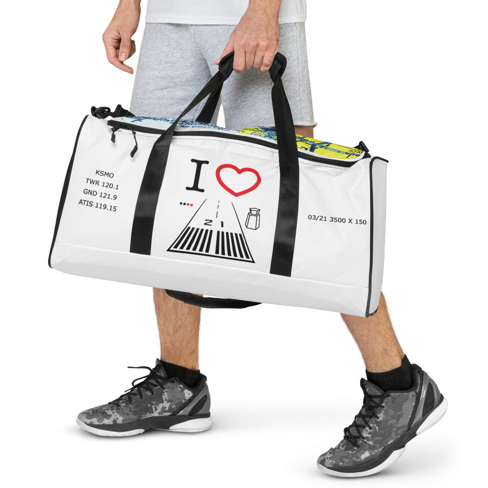 Santa Monica Airport Runway 21 - 3 - duffle bag