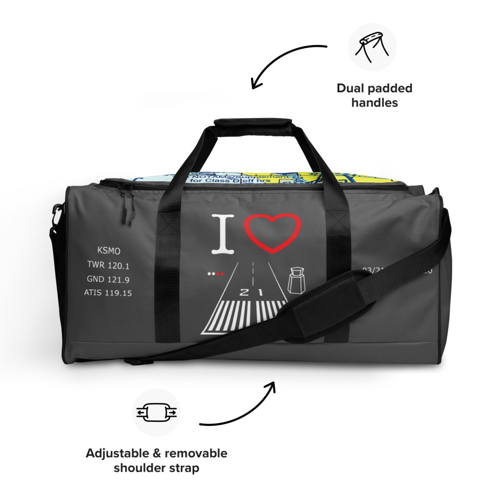 Santa Monica Airport Runway 21 - 3 - duffle bag