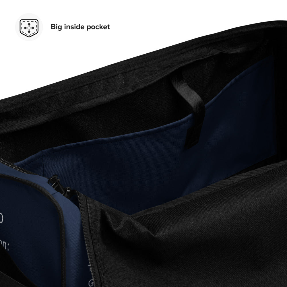 Santa Monica Airport Runway 21 - 3 - navy duffle bag