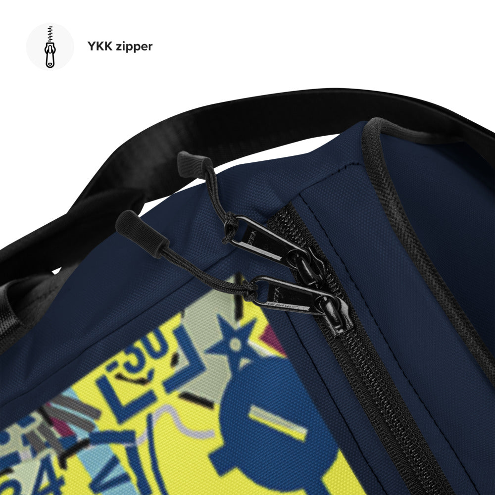 Van Nuys Airport Runways 16L - 16R / 34L - 34R - navy duffle bag